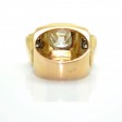 Bijoux anciens - Bague Tank diamants central env. 2cts