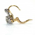 Bijoux anciens - Boucles d'oreilles dormeuses diamants env. 1,60 cts