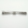 Bijoux anciens - Barrette Art Déco diamants 