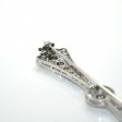 Bijoux anciens - Barrette Art Déco diamants 