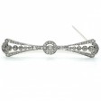 Bijoux anciens - Barrette Art Déco diamants 