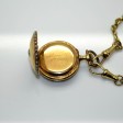 Bijoux anciens - Collier et montre de col en or jaune 